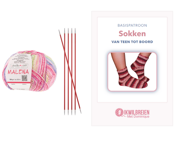 Leer sokken breien met dit breipakket voor beginners!