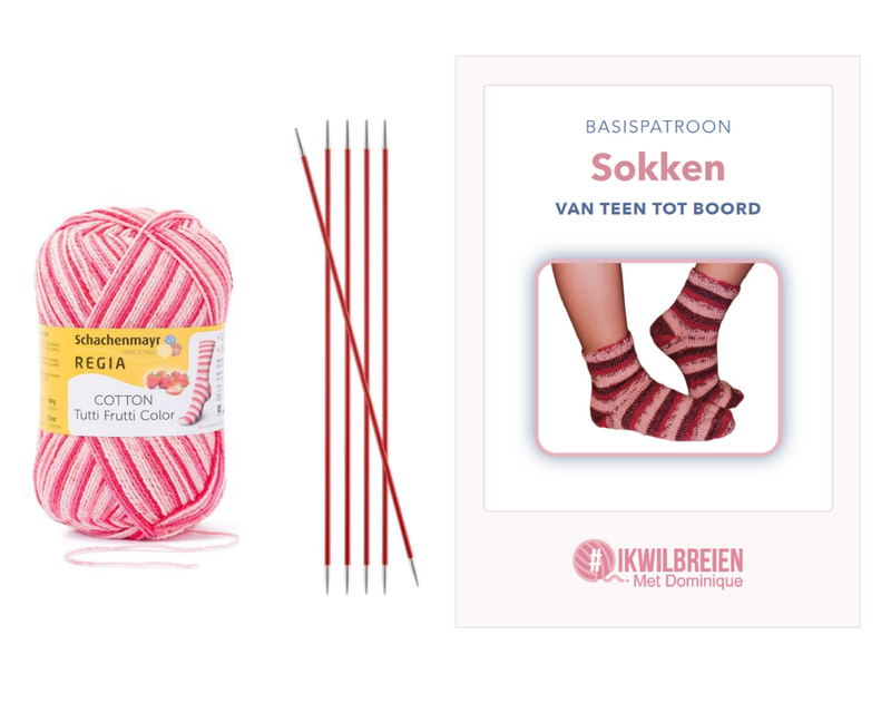 Sokken breien voor beginners - handig breipakket
