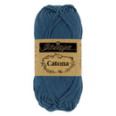 Garenpakket bij muts blauw effen
