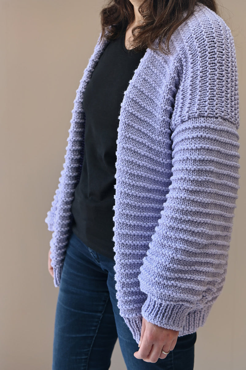 Breipakket oversized vest, inclusief patroon