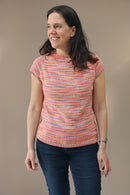 Breipatroon top down T-shirt