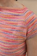 Breipatroon top down T-shirt