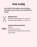 Breipakket Top Down trui voor beginners
