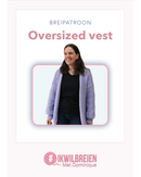 Breipatroon makkelijk oversized damesvest