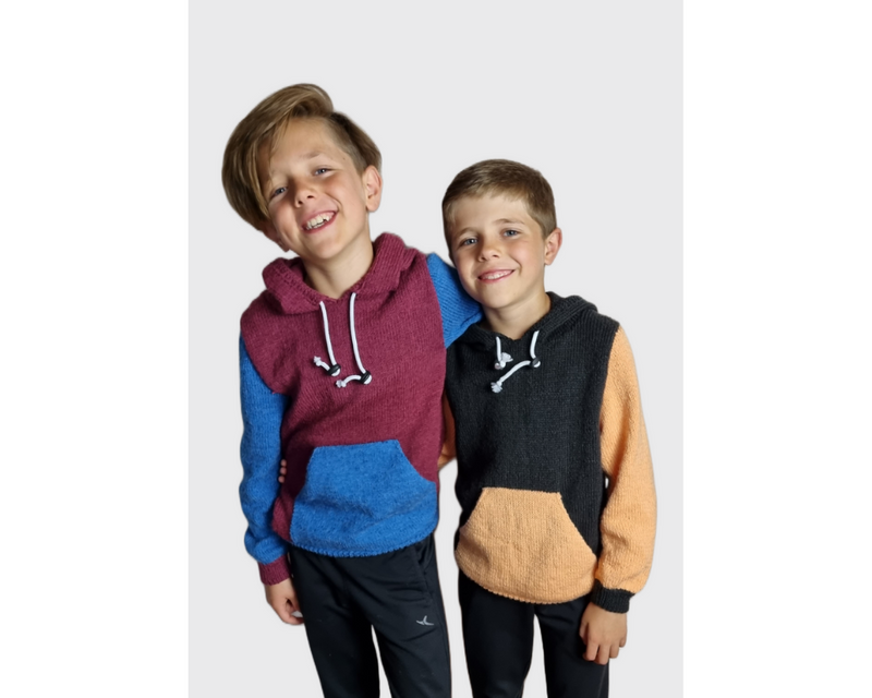 Breipakket hoodie voor kinderen