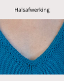 i-cord afwerking v-hals
