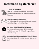 Starterset Leren breien - breipakket voor beginners met videocursus