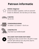 Breipatroon top down trui voor beginners