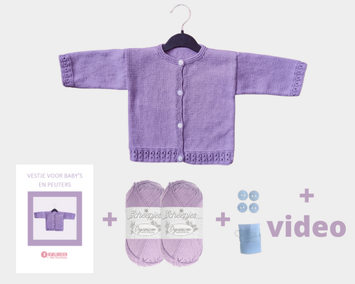 Breipakket vestje voor baby's en peuters