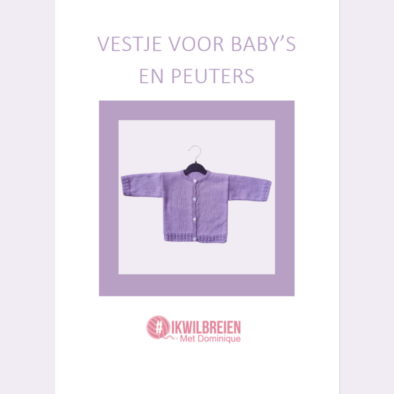 Breipatroon vestje voor baby's en peuters